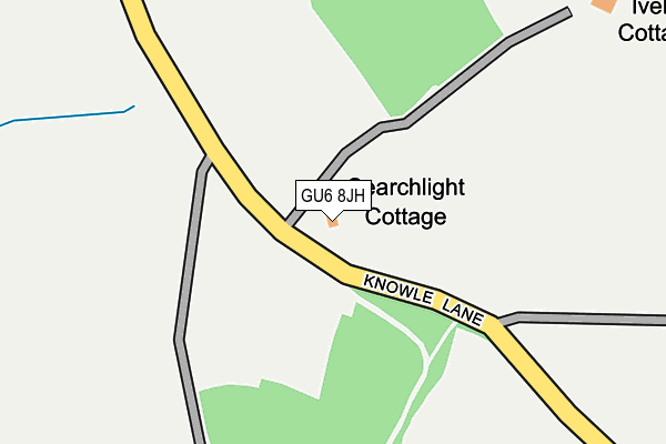 GU6 8JH map - OS OpenMap – Local (Ordnance Survey) GU6 8JH map - OS OpenMap – Local (Ordnance Survey)