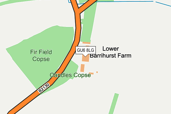GU6 8LG map - OS OpenMap – Local (Ordnance Survey) GU6 8LG map - OS OpenMap – Local (Ordnance Survey)