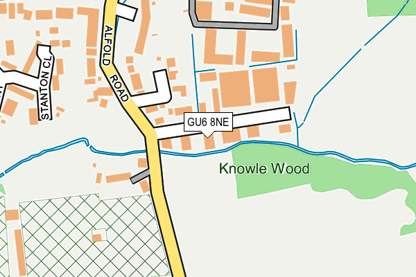 GU6 8NE map - OS OpenMap – Local (Ordnance Survey) GU6 8NE map - OS OpenMap – Local (Ordnance Survey)