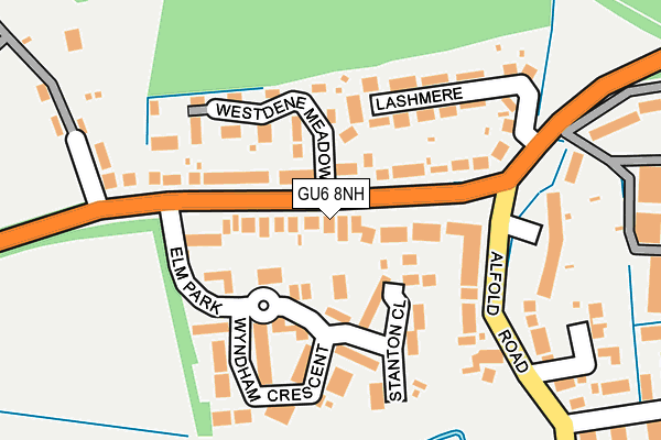 GU6 8NH map - OS OpenMap – Local (Ordnance Survey) GU6 8NH map - OS OpenMap – Local (Ordnance Survey)