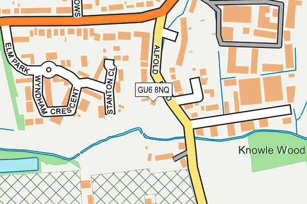 GU6 8NQ map - OS OpenMap – Local (Ordnance Survey) GU6 8NQ map - OS OpenMap – Local (Ordnance Survey)