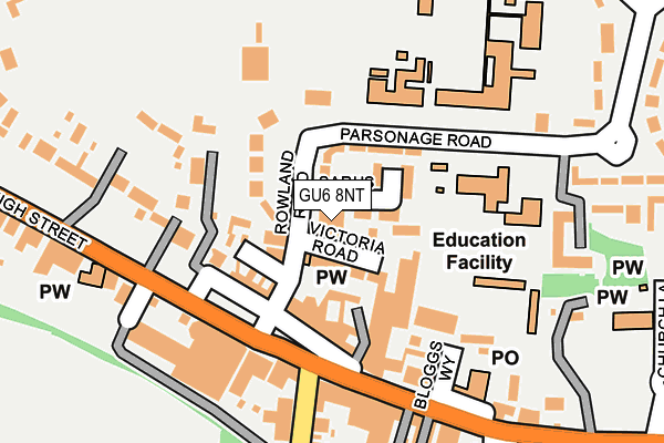 GU6 8NT map - OS OpenMap – Local (Ordnance Survey) GU6 8NT map - OS OpenMap – Local (Ordnance Survey)
