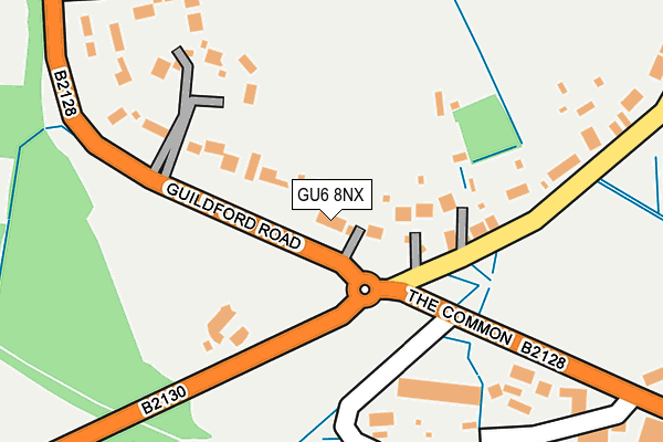 GU6 8NX map - OS OpenMap – Local (Ordnance Survey) GU6 8NX map - OS OpenMap – Local (Ordnance Survey)