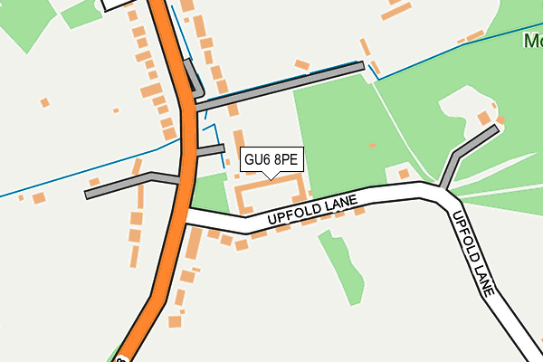 GU6 8PE map - OS OpenMap – Local (Ordnance Survey) GU6 8PE map - OS OpenMap – Local (Ordnance Survey)