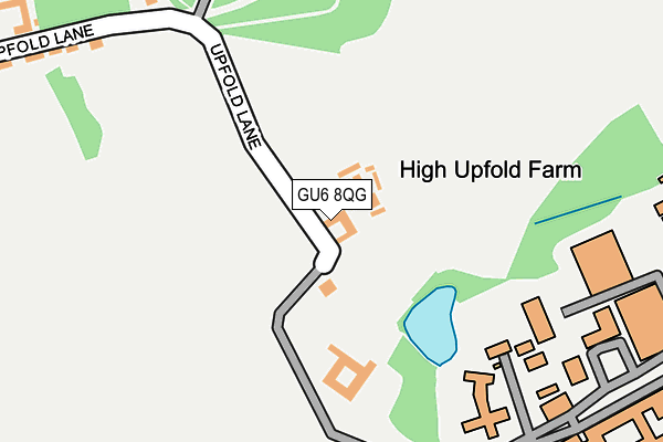 GU6 8QG map - OS OpenMap – Local (Ordnance Survey) GU6 8QG map - OS OpenMap – Local (Ordnance Survey)