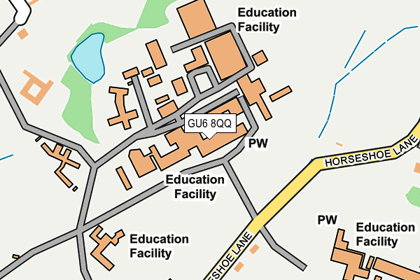 GU6 8QQ map - OS OpenMap – Local (Ordnance Survey) GU6 8QQ map - OS OpenMap – Local (Ordnance Survey)