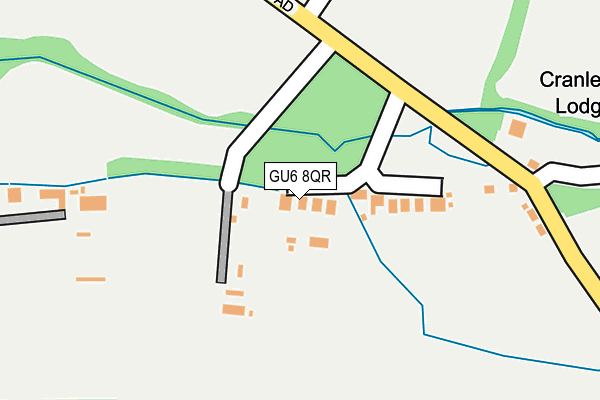 GU6 8QR map - OS OpenMap – Local (Ordnance Survey) GU6 8QR map - OS OpenMap – Local (Ordnance Survey)