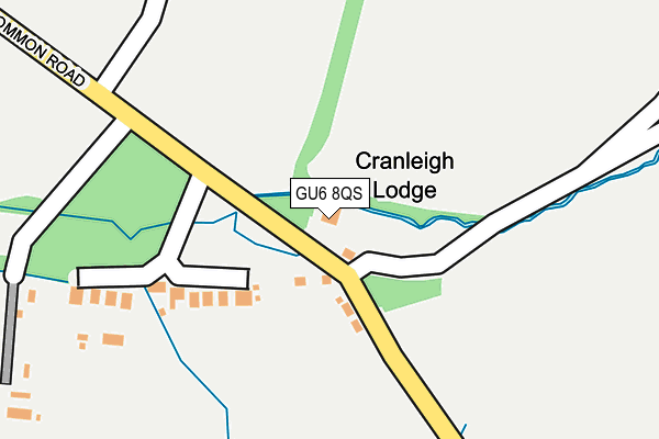 GU6 8QS map - OS OpenMap – Local (Ordnance Survey) GU6 8QS map - OS OpenMap – Local (Ordnance Survey)