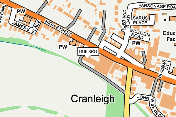 GU6 8RG map - OS OpenMap – Local (Ordnance Survey) GU6 8RG map - OS OpenMap – Local (Ordnance Survey)