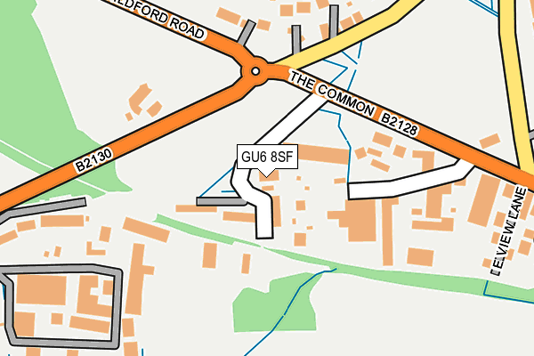 GU6 8SF map - OS OpenMap – Local (Ordnance Survey) GU6 8SF map - OS OpenMap – Local (Ordnance Survey)