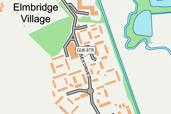 GU6 8TR map - OS OpenMap – Local (Ordnance Survey) GU6 8TR map - OS OpenMap – Local (Ordnance Survey)