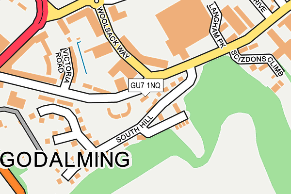 GU7 1NQ map - OS OpenMap – Local (Ordnance Survey)
