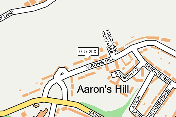 GU7 2LX map - OS OpenMap – Local (Ordnance Survey) GU7 2LX map - OS OpenMap – Local (Ordnance Survey)