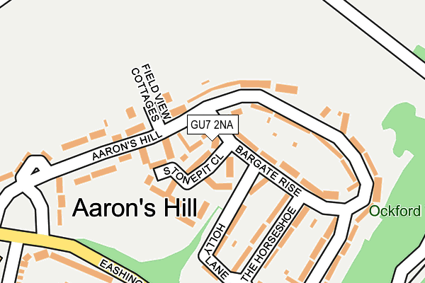 GU7 2NA map - OS OpenMap – Local (Ordnance Survey) GU7 2NA map - OS OpenMap – Local (Ordnance Survey)