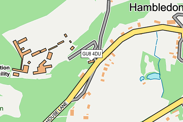 GU8 4DU map - OS OpenMap – Local (Ordnance Survey) GU8 4DU map - OS OpenMap – Local (Ordnance Survey)