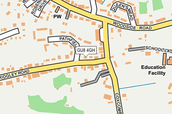 GU8 4GH map - OS OpenMap – Local (Ordnance Survey) GU8 4GH map - OS OpenMap – Local (Ordnance Survey)