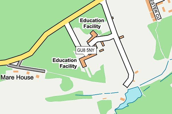 GU8 5NY map - OS OpenMap – Local (Ordnance Survey) GU8 5NY map - OS OpenMap – Local (Ordnance Survey)