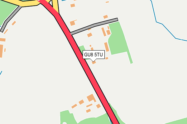 GU8 5TU map - OS OpenMap – Local (Ordnance Survey) GU8 5TU map - OS OpenMap – Local (Ordnance Survey)