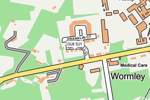 GU8 5UY map - OS OpenMap – Local (Ordnance Survey) GU8 5UY map - OS OpenMap – Local (Ordnance Survey)