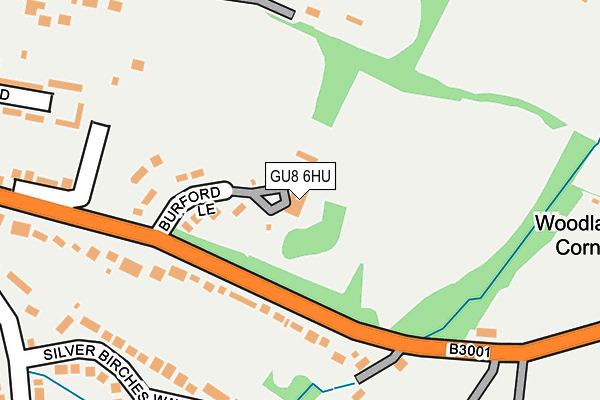 GU8 6HU map - OS OpenMap – Local (Ordnance Survey) GU8 6HU map - OS OpenMap – Local (Ordnance Survey)
