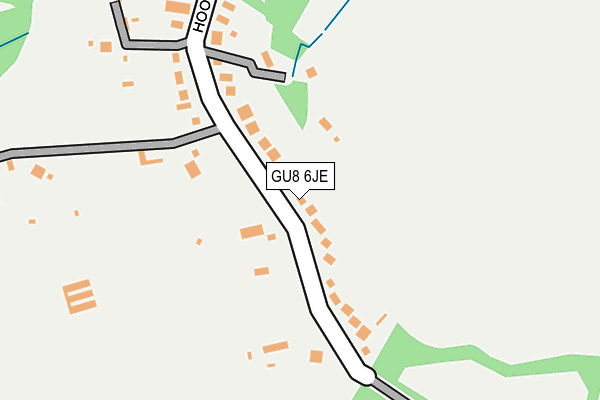 GU8 6JE map - OS OpenMap – Local (Ordnance Survey) GU8 6JE map - OS OpenMap – Local (Ordnance Survey)