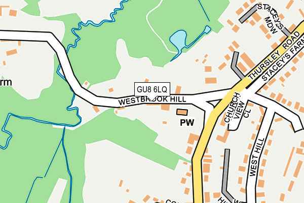 GU8 6LQ map - OS OpenMap – Local (Ordnance Survey) GU8 6LQ map - OS OpenMap – Local (Ordnance Survey)