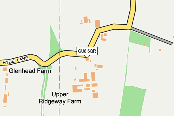 GU8 6QR map - OS OpenMap – Local (Ordnance Survey) GU8 6QR map - OS OpenMap – Local (Ordnance Survey)