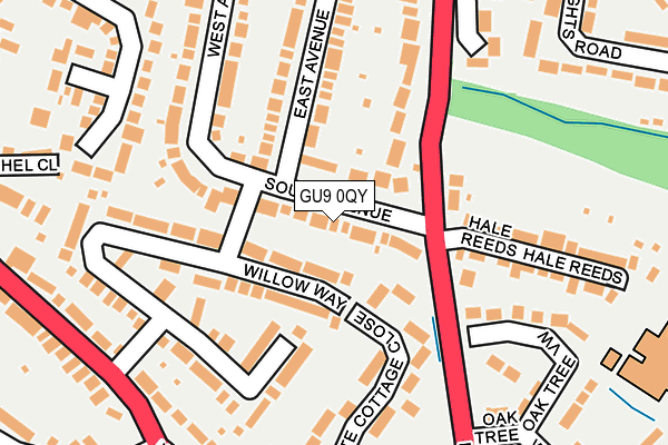 GU9 0QY map - OS OpenMap – Local (Ordnance Survey) GU9 0QY map - OS OpenMap – Local (Ordnance Survey)