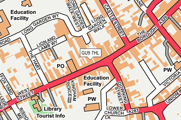 GU9 7HL map - OS OpenMap – Local (Ordnance Survey) GU9 7HL map - OS OpenMap – Local (Ordnance Survey)
