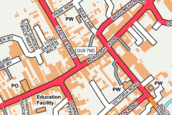 GU9 7ND map - OS OpenMap – Local (Ordnance Survey) GU9 7ND map - OS OpenMap – Local (Ordnance Survey)