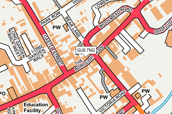 GU9 7NG map - OS OpenMap – Local (Ordnance Survey)