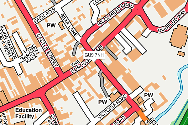 GU9 7NH map - OS OpenMap – Local (Ordnance Survey) GU9 7NH map - OS OpenMap – Local (Ordnance Survey)