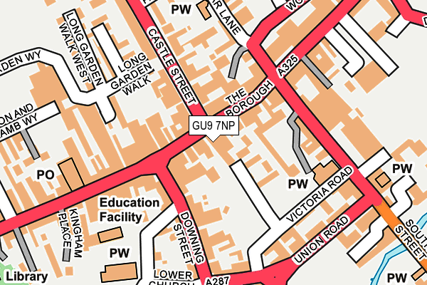 GU9 7NP map - OS OpenMap – Local (Ordnance Survey) GU9 7NP map - OS OpenMap – Local (Ordnance Survey)