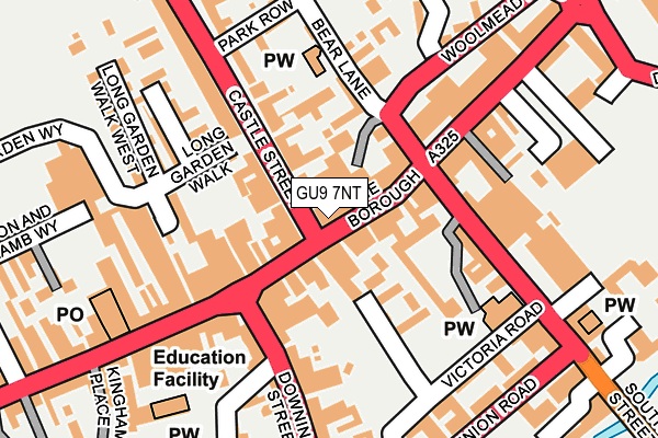 GU9 7NT map - OS OpenMap – Local (Ordnance Survey) GU9 7NT map - OS OpenMap – Local (Ordnance Survey)