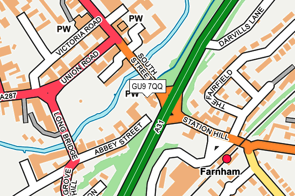 GU9 7QQ map - OS OpenMap – Local (Ordnance Survey) GU9 7QQ map - OS OpenMap – Local (Ordnance Survey)