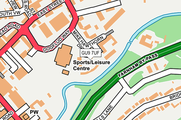 GU9 7UF map - OS OpenMap – Local (Ordnance Survey) GU9 7UF map - OS OpenMap – Local (Ordnance Survey)