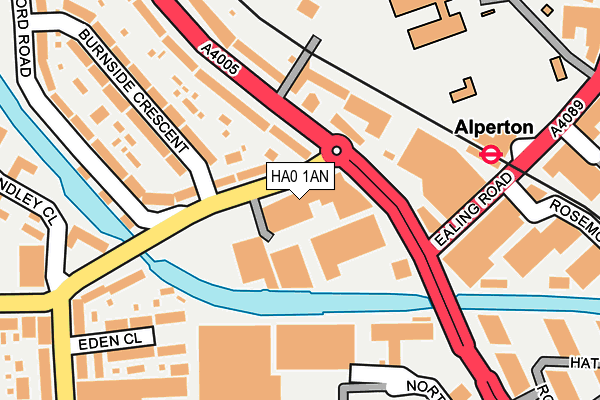 HA0 1AN map - OS OpenMap – Local (Ordnance Survey) HA0 1AN map - OS OpenMap – Local (Ordnance Survey)