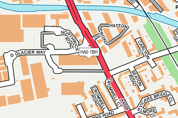 HA0 1BH map - OS OpenMap – Local (Ordnance Survey) HA0 1BH map - OS OpenMap – Local (Ordnance Survey)