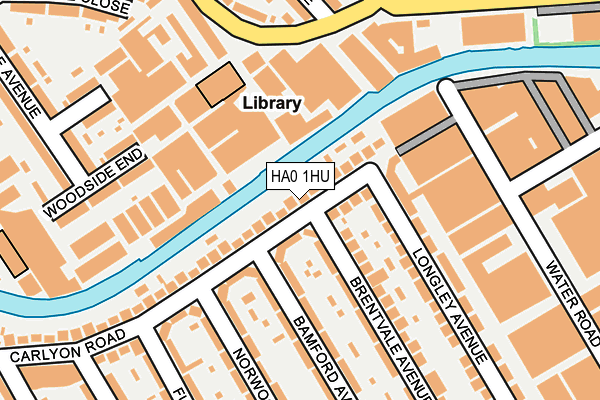 HA0 1HU map - OS OpenMap – Local (Ordnance Survey) HA0 1HU map - OS OpenMap – Local (Ordnance Survey)