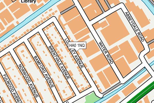 HA0 1NQ map - OS OpenMap – Local (Ordnance Survey) HA0 1NQ map - OS OpenMap – Local (Ordnance Survey)