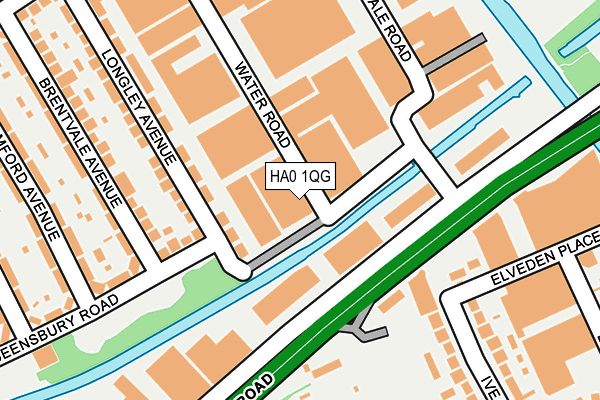 HA0 1QG map - OS OpenMap – Local (Ordnance Survey) HA0 1QG map - OS OpenMap – Local (Ordnance Survey)