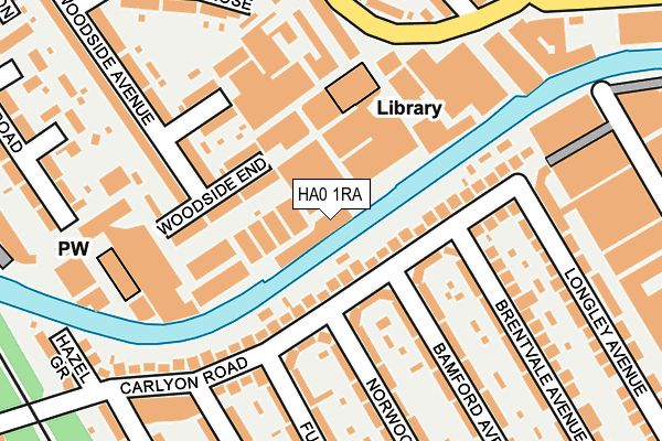 HA0 1RA map - OS OpenMap – Local (Ordnance Survey) HA0 1RA map - OS OpenMap – Local (Ordnance Survey)