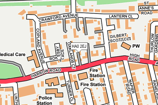 HA0 2EJ map - OS OpenMap – Local (Ordnance Survey) HA0 2EJ map - OS OpenMap – Local (Ordnance Survey)