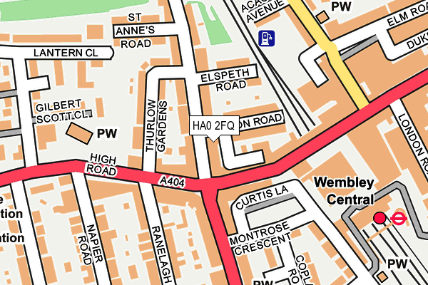 HA0 2FQ map - OS OpenMap – Local (Ordnance Survey) HA0 2FQ map - OS OpenMap – Local (Ordnance Survey)