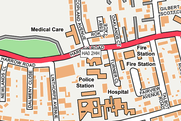 HA0 2HH map - OS OpenMap – Local (Ordnance Survey) HA0 2HH map - OS OpenMap – Local (Ordnance Survey)