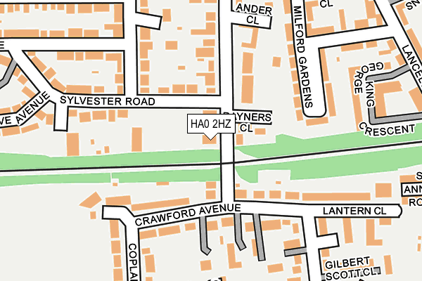 HA0 2HZ map - OS OpenMap – Local (Ordnance Survey) HA0 2HZ map - OS OpenMap – Local (Ordnance Survey)