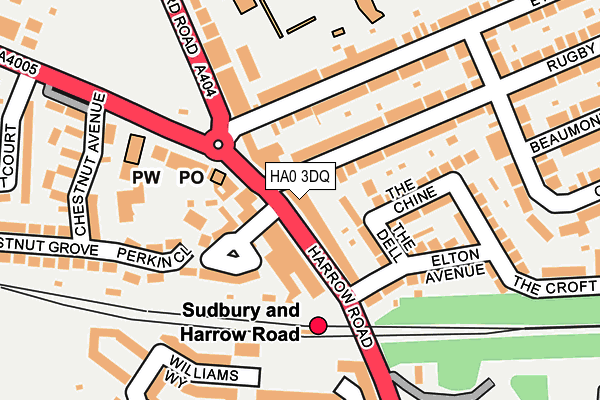 HA0 3DQ map - OS OpenMap – Local (Ordnance Survey) HA0 3DQ map - OS OpenMap – Local (Ordnance Survey)