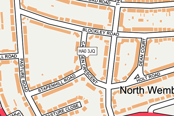 HA0 3JQ map - OS OpenMap – Local (Ordnance Survey) HA0 3JQ map - OS OpenMap – Local (Ordnance Survey)