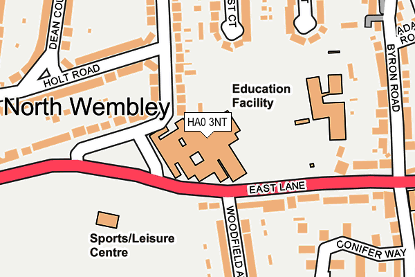 HA0 3NT map - OS OpenMap – Local (Ordnance Survey) HA0 3NT map - OS OpenMap – Local (Ordnance Survey)
