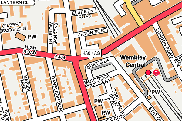 HA0 4AG map - OS OpenMap – Local (Ordnance Survey) HA0 4AG map - OS OpenMap – Local (Ordnance Survey)